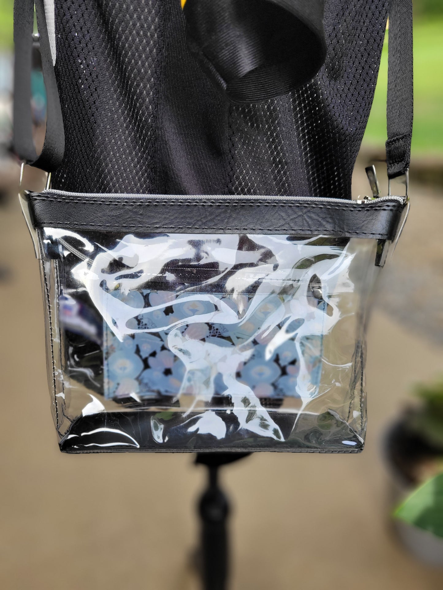 Black Football Stadium Purse