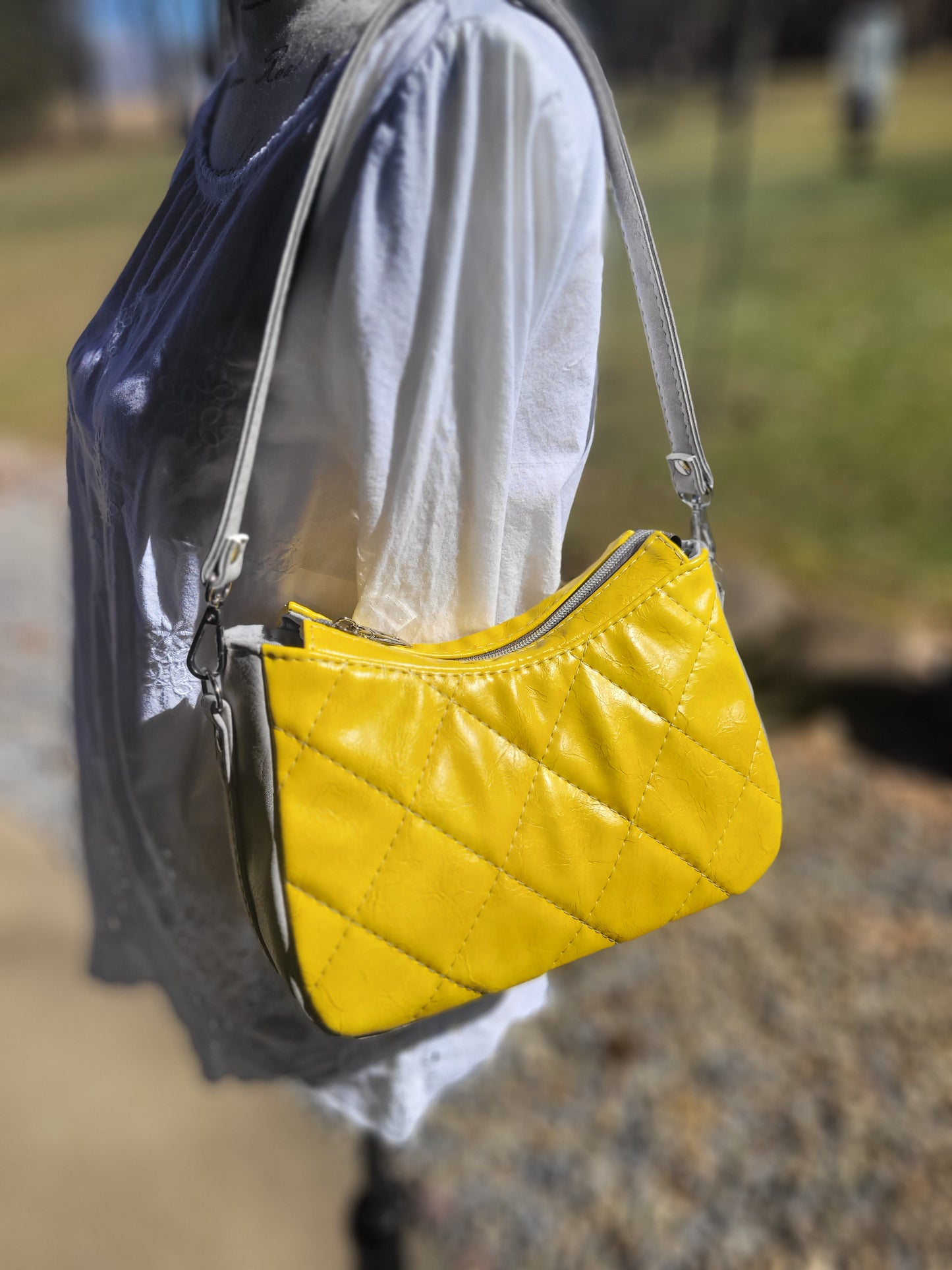 Yellow Shoulder Purse