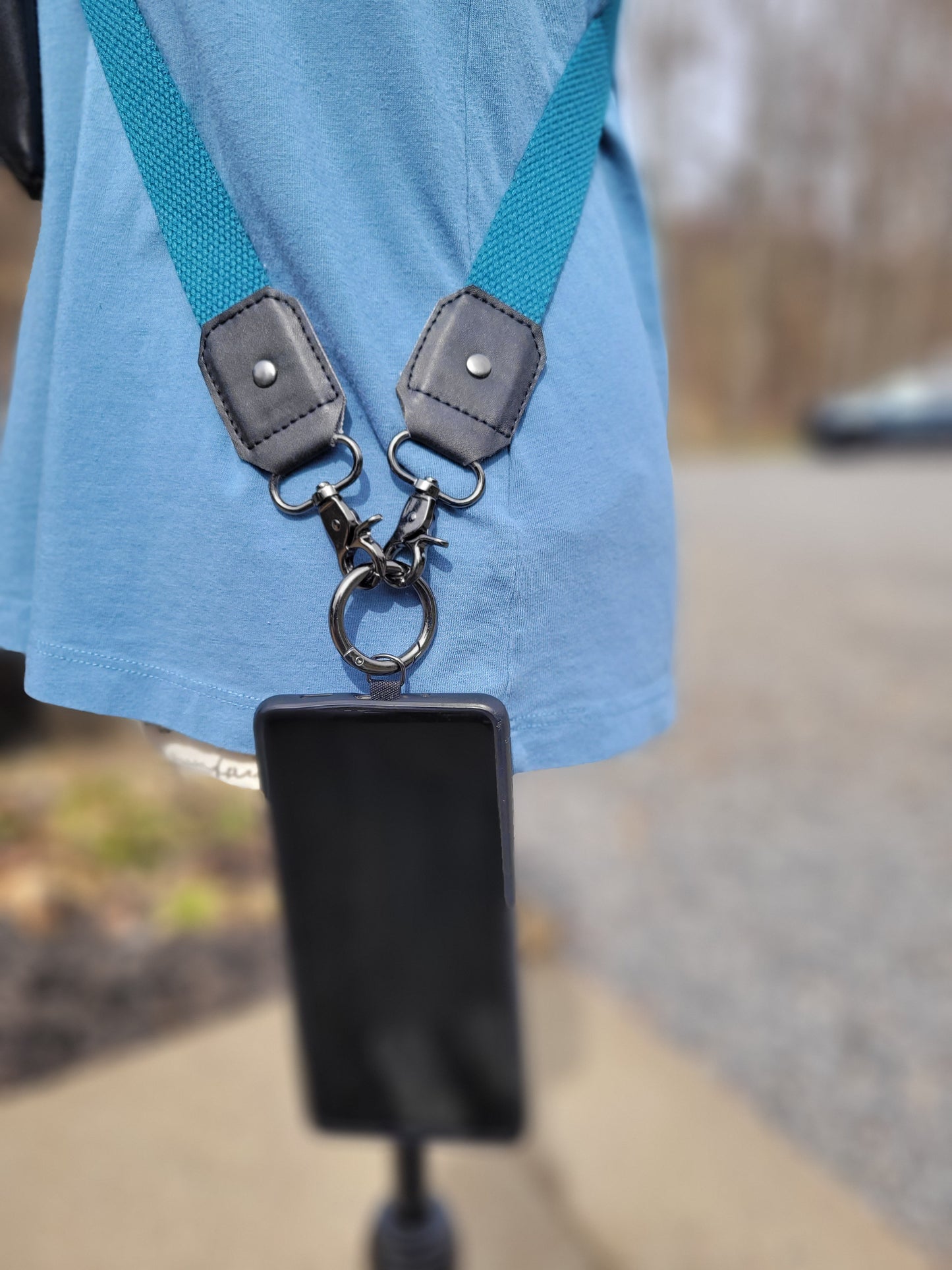 Turquoise Phone Sling
