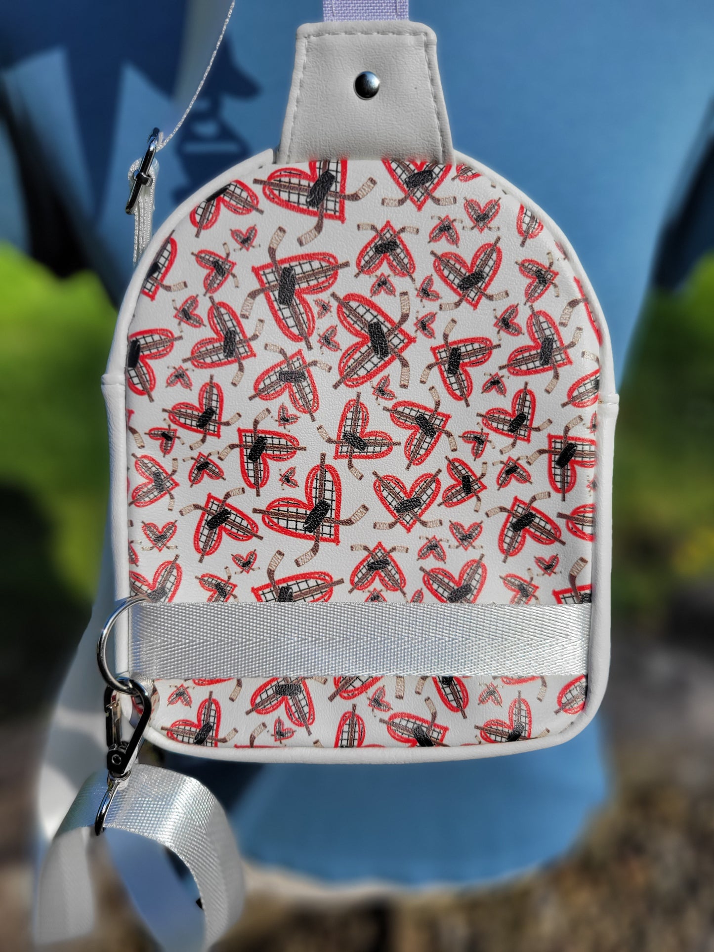 I love hockey Mini Sling