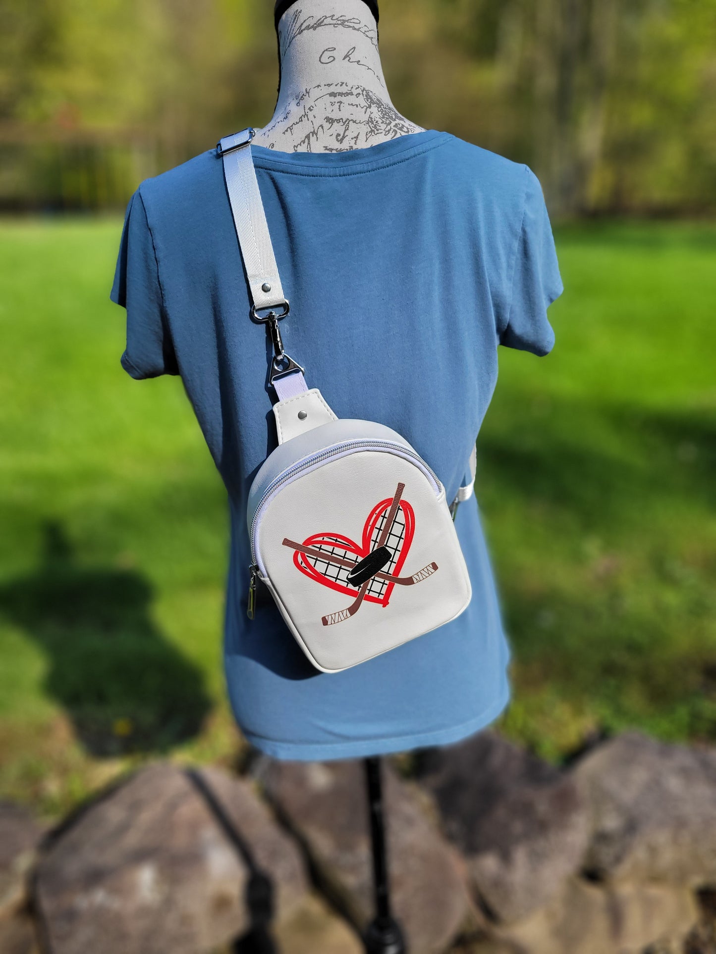 I love hockey Mini Sling