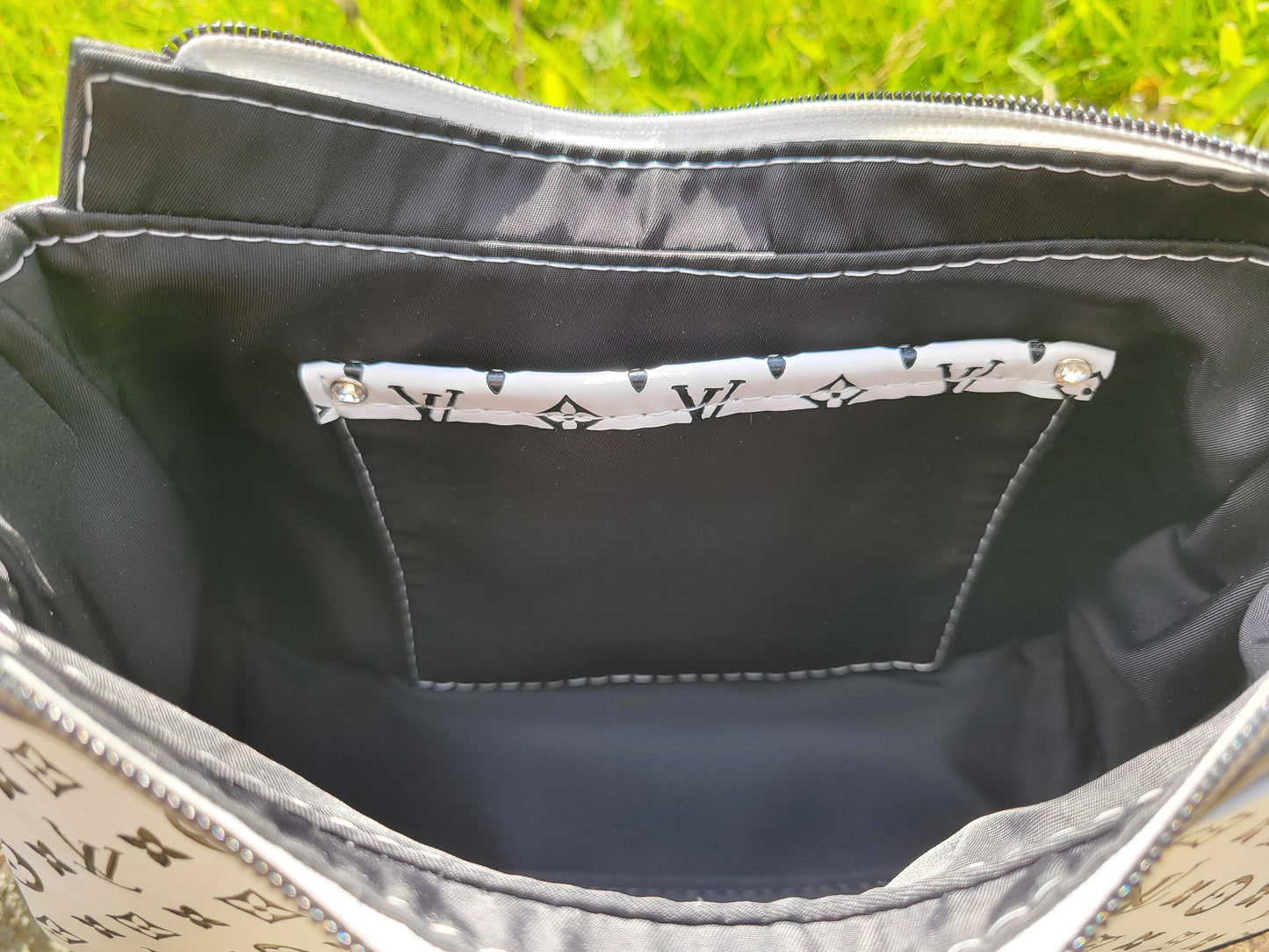 Black & White Shoulder Purse
