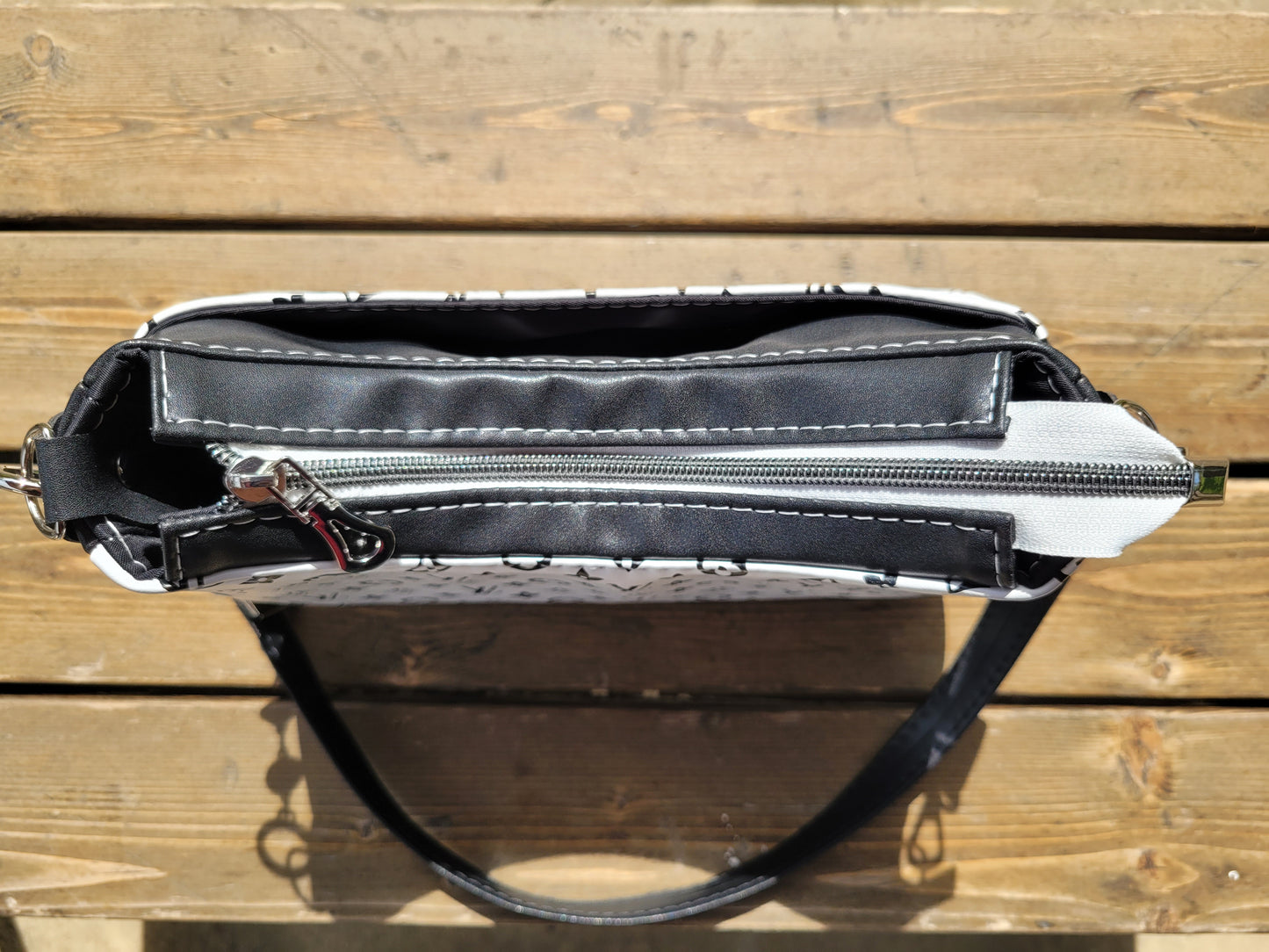 Black & White Shoulder Purse