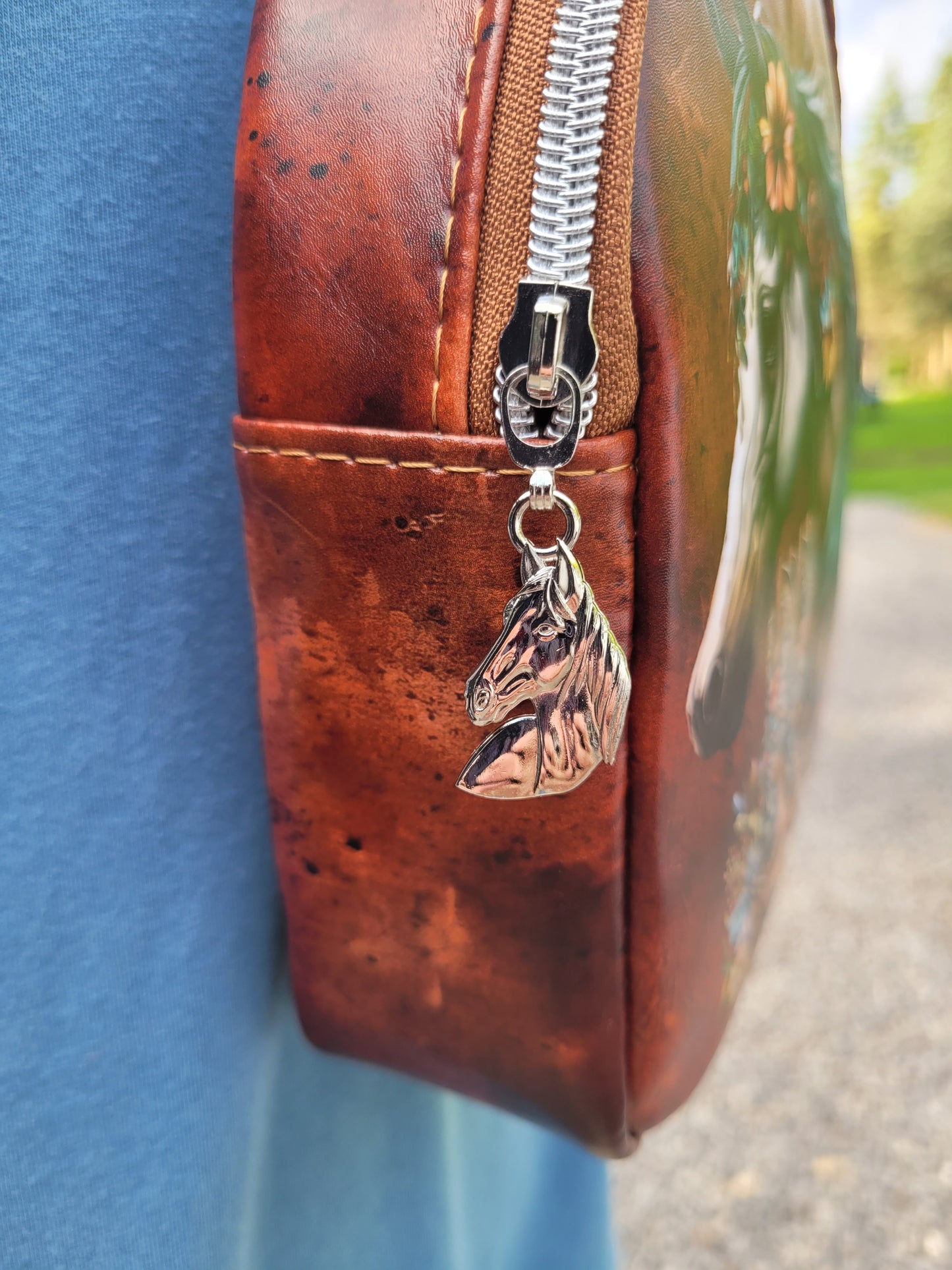 Horse & Cowgirl Boots Mini Sling