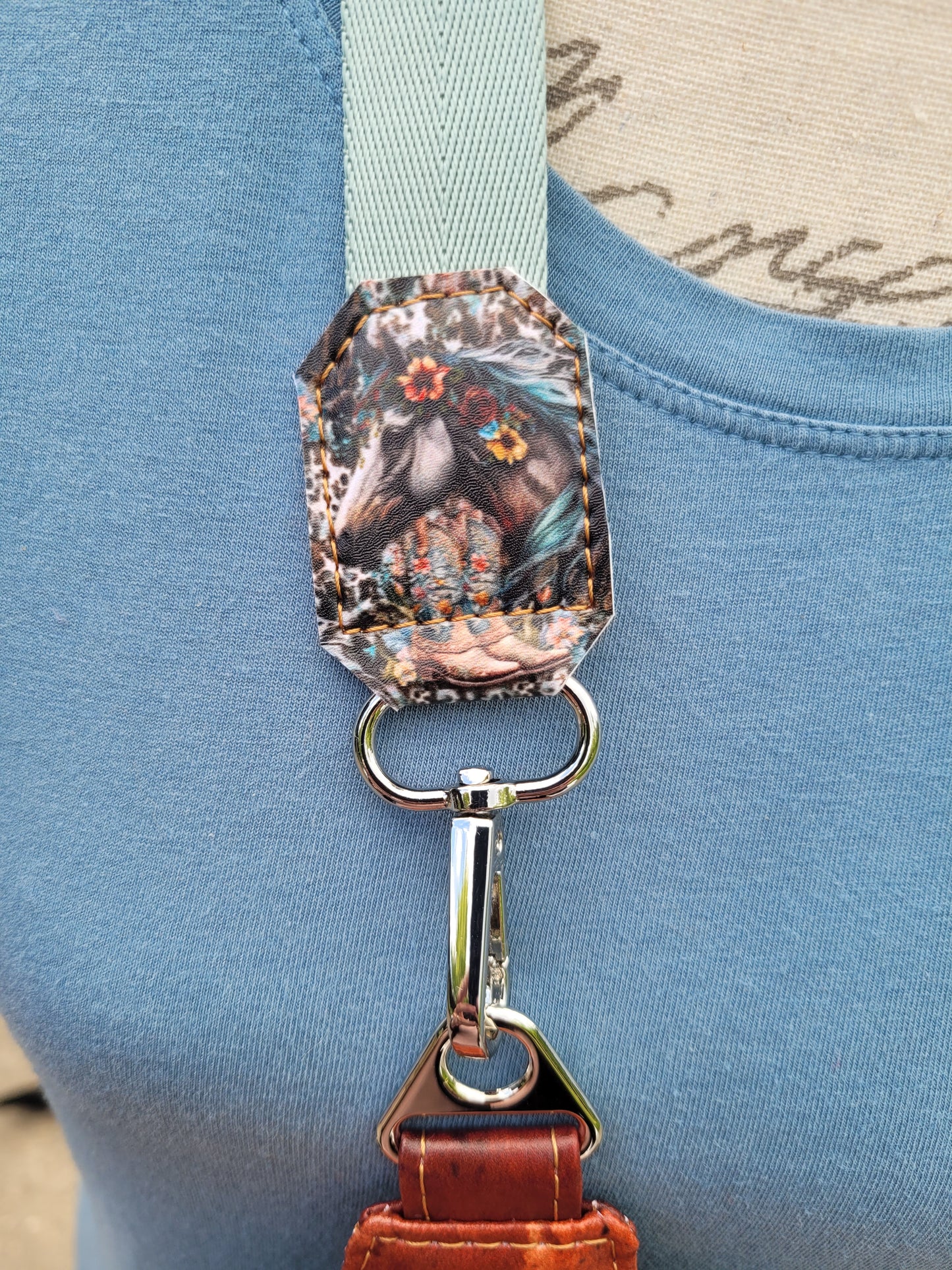 Horse & Cowgirl Boots Mini Sling