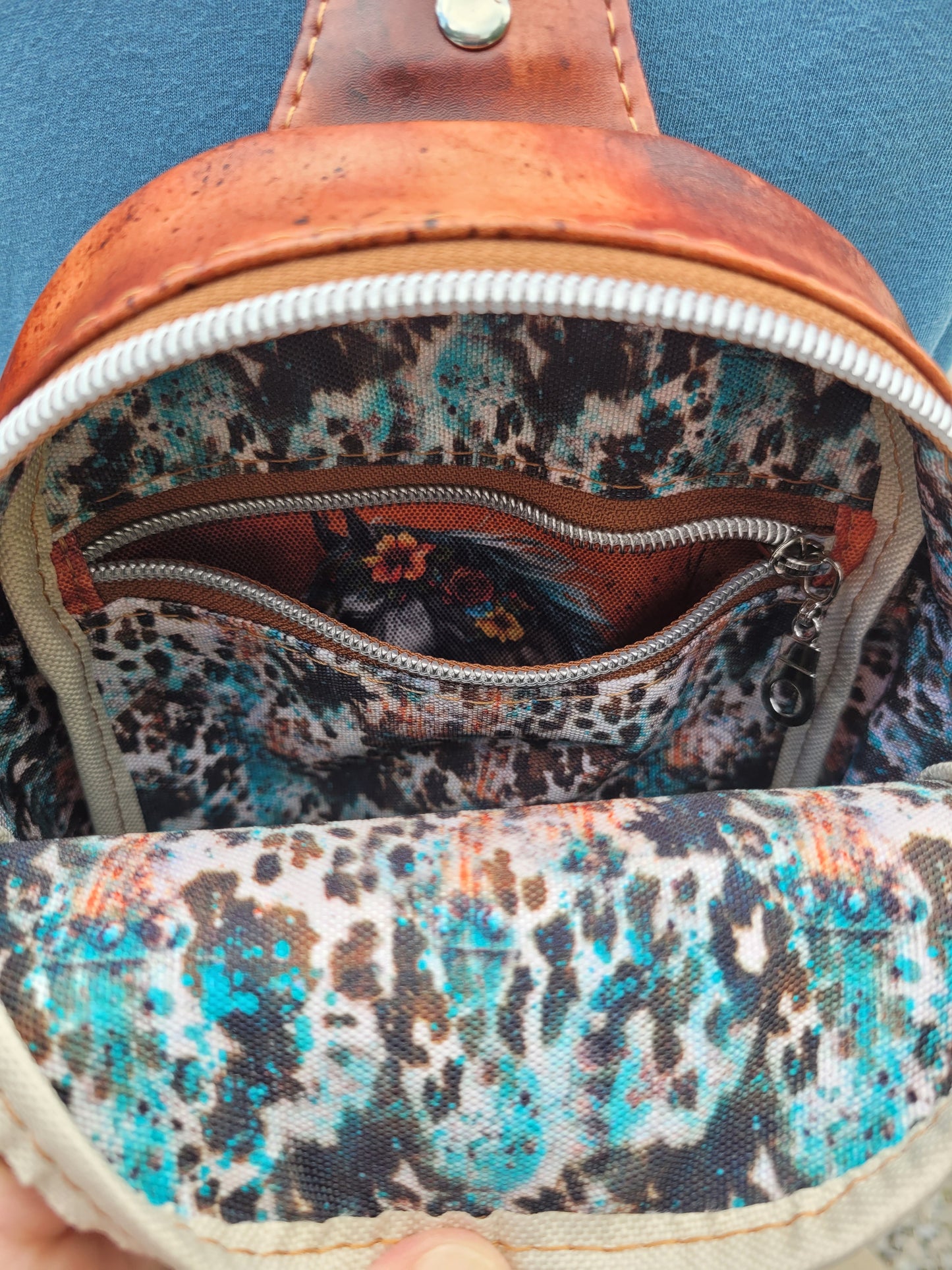 Horse & Cowgirl Boots Mini Sling
