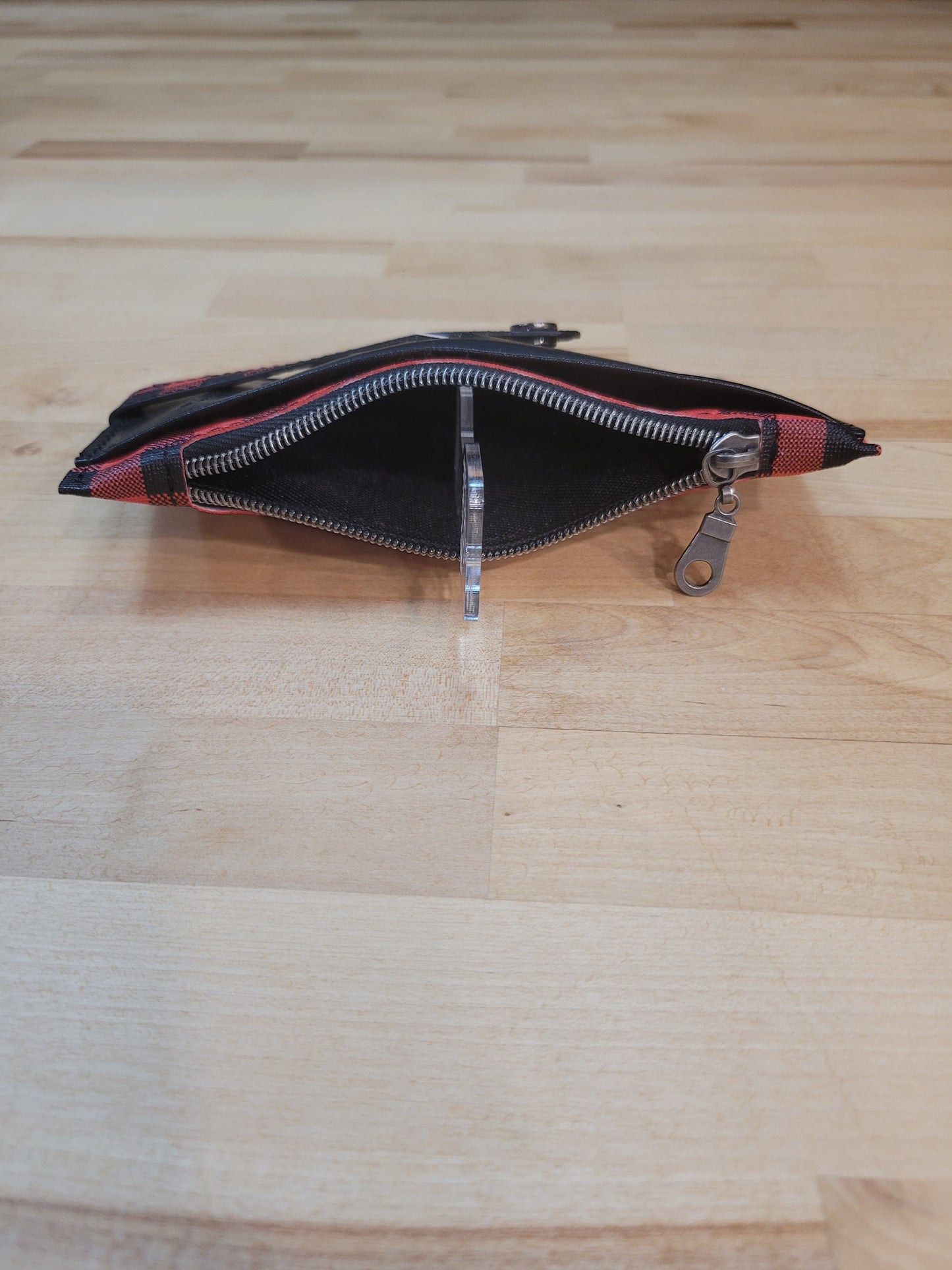 Red & Black Plaid Wallet