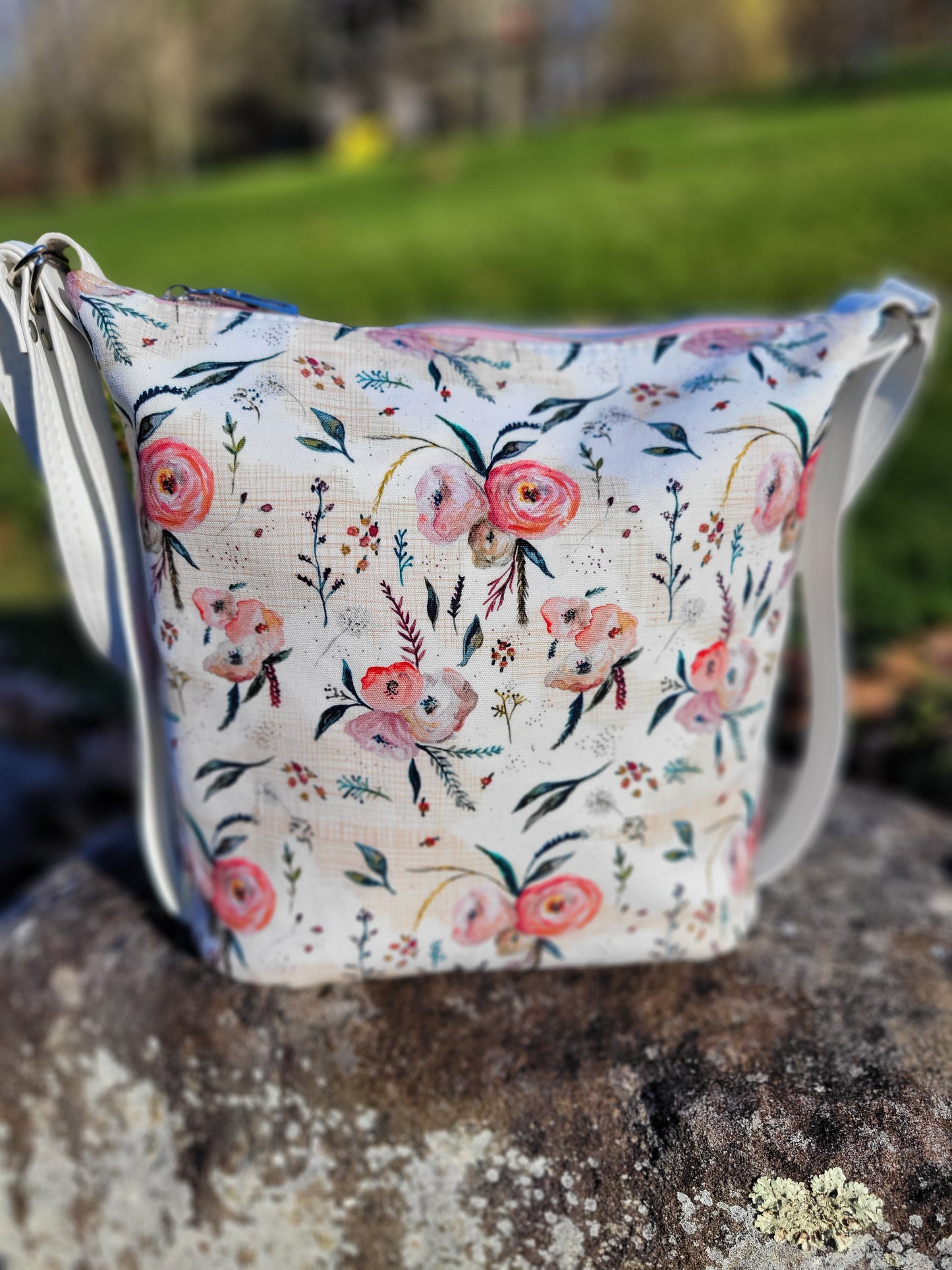 Rose Backpack Purse