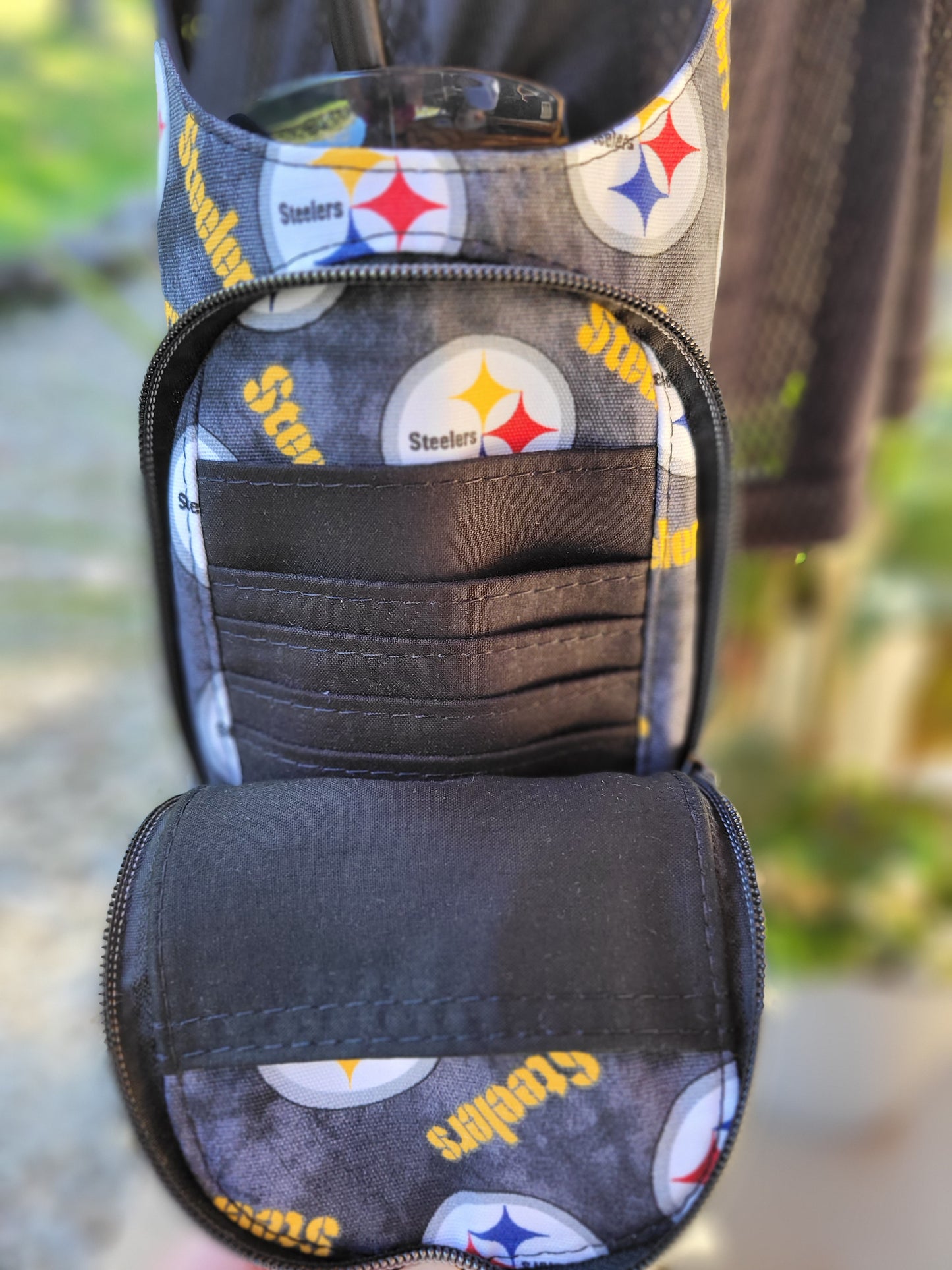 Black Pittsburgh Football H2O Sling