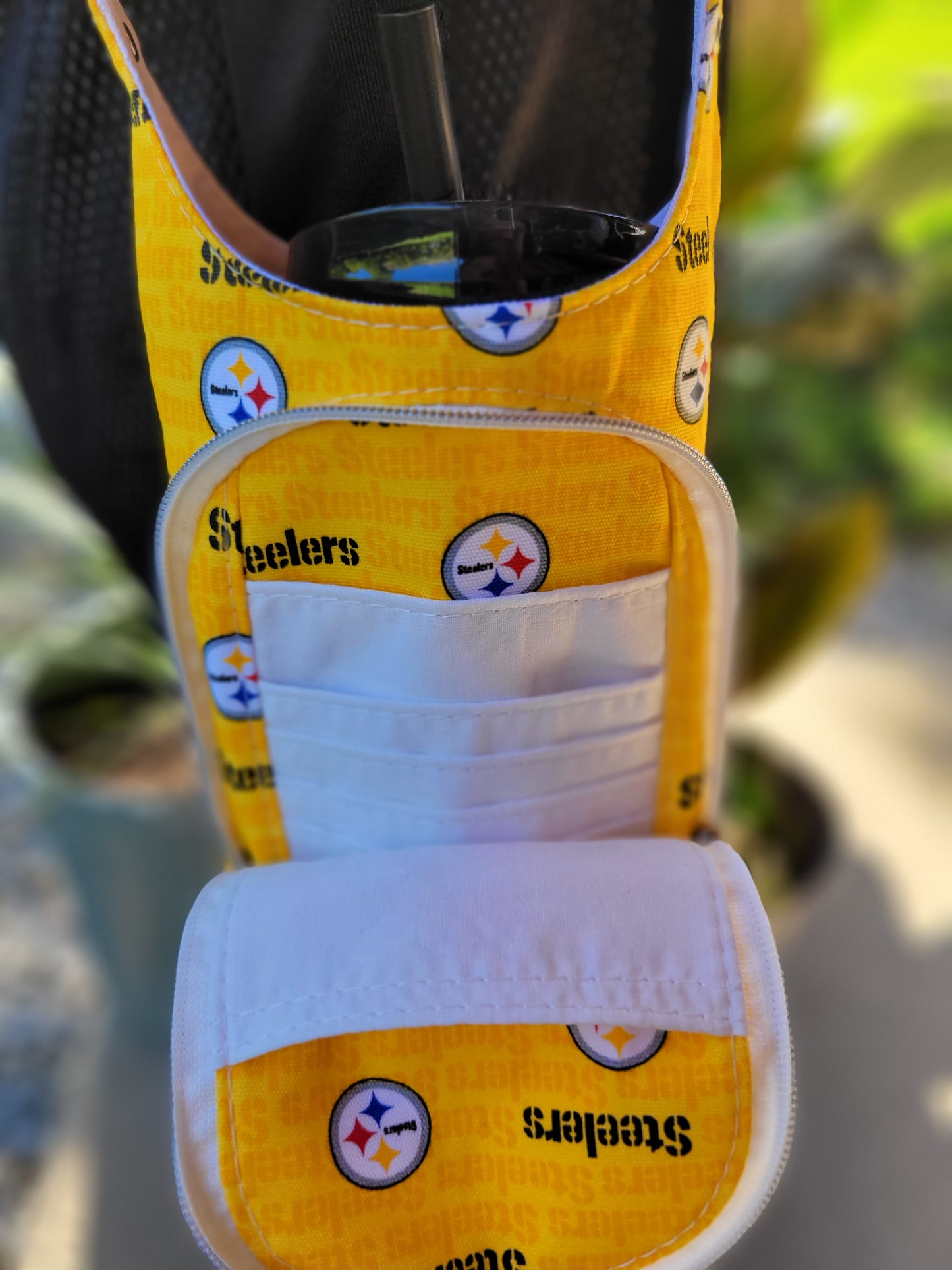 Yellow Pittsburgh Football H2O Sling