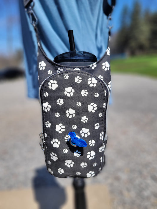 Black & White Paw Dog H2O sling
