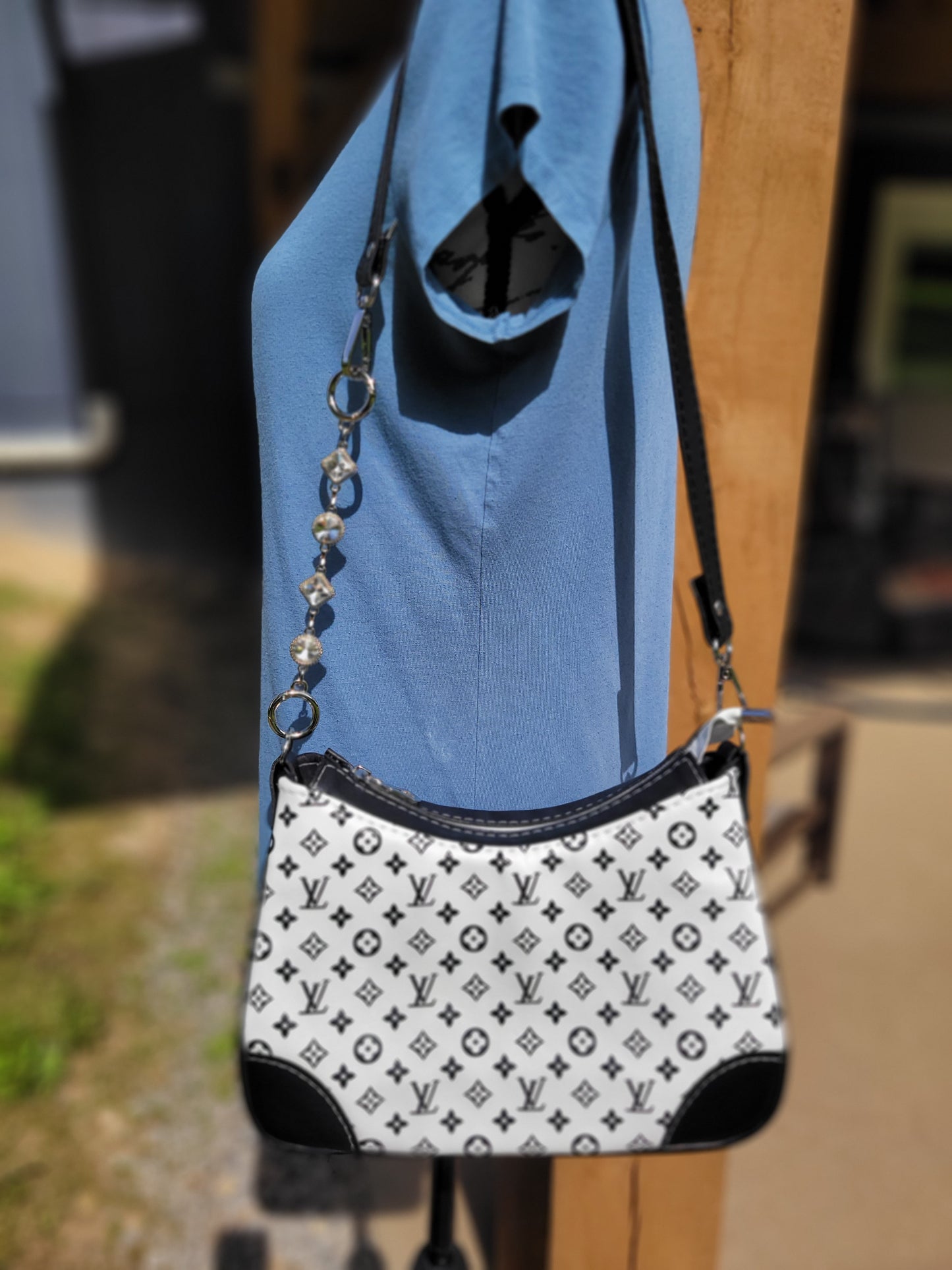 Black & White Shoulder Purse