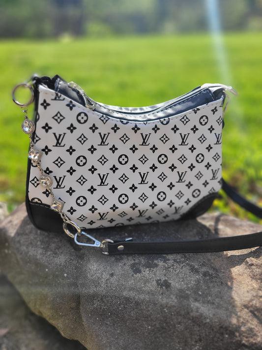 Black & White Shoulder Purse