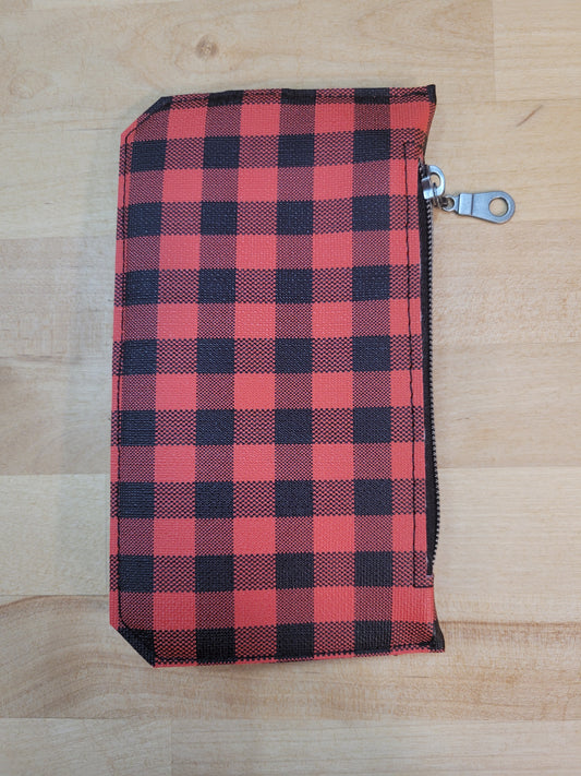 Red & Black Plaid Wallet