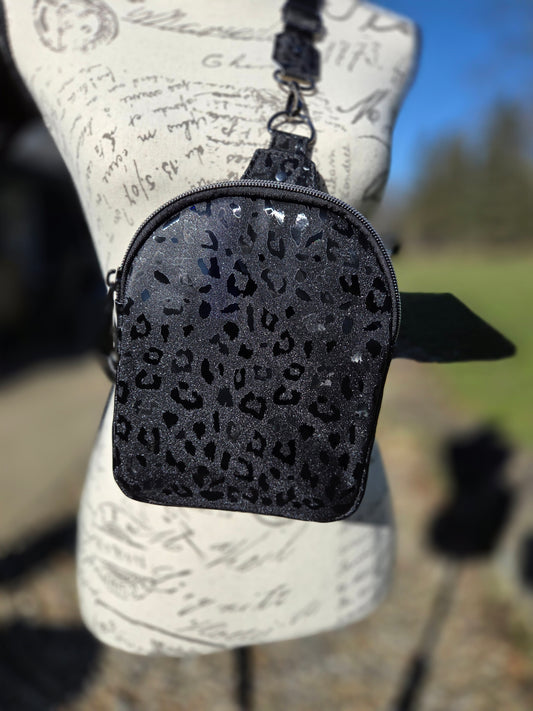 Black Cheetah Mini Sling