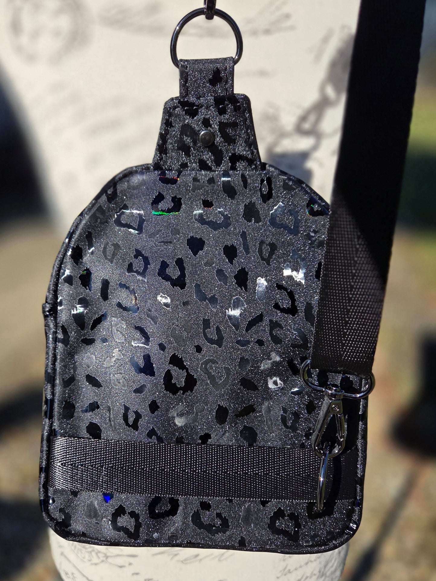 Black Cheetah Mini Sling