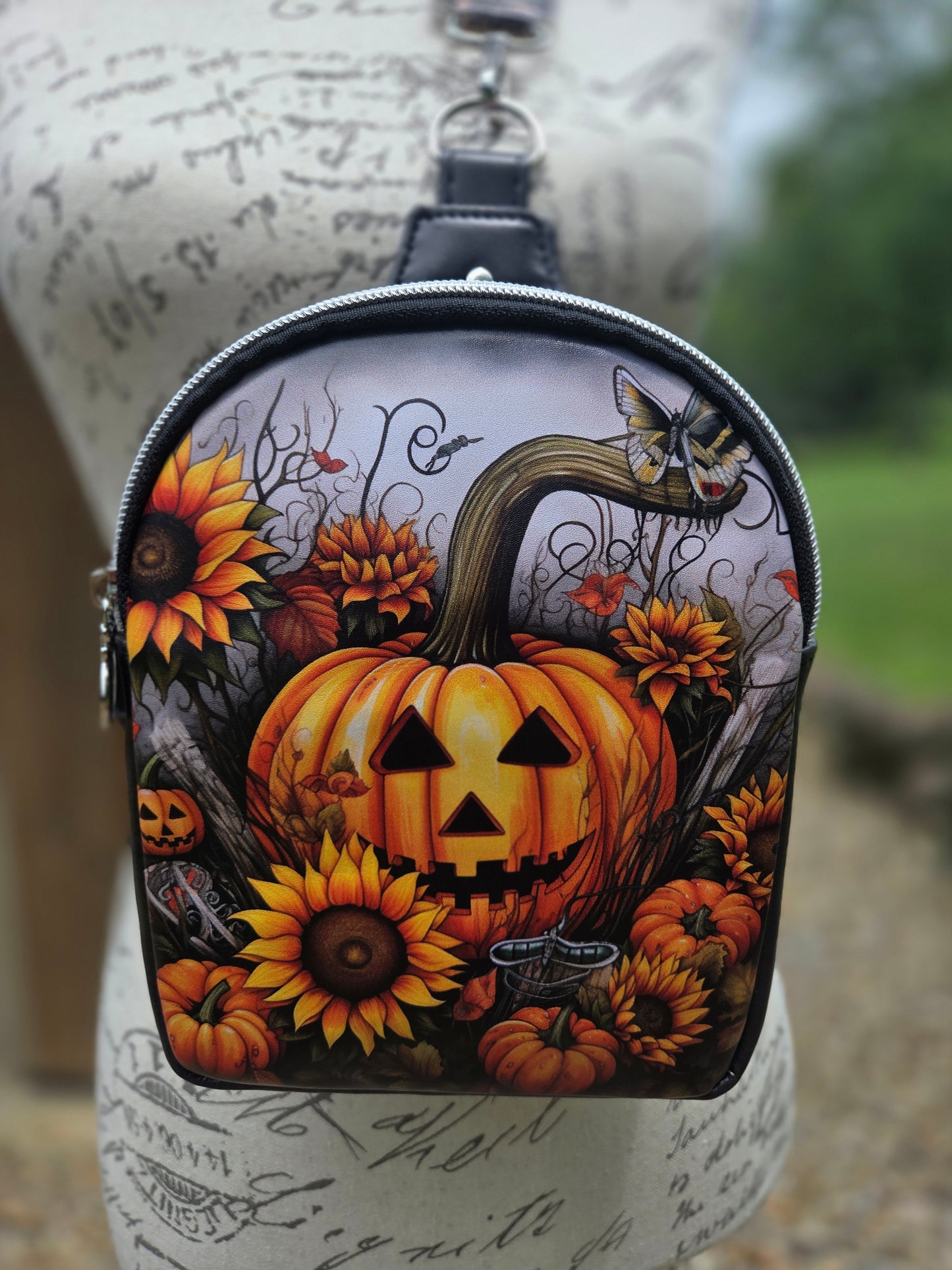 Pumpkin & Sunflowers Mini Sling