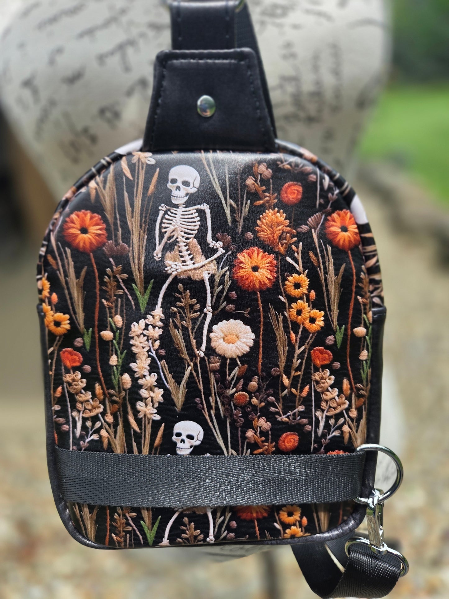 Pumpkin & Sunflowers Mini Sling