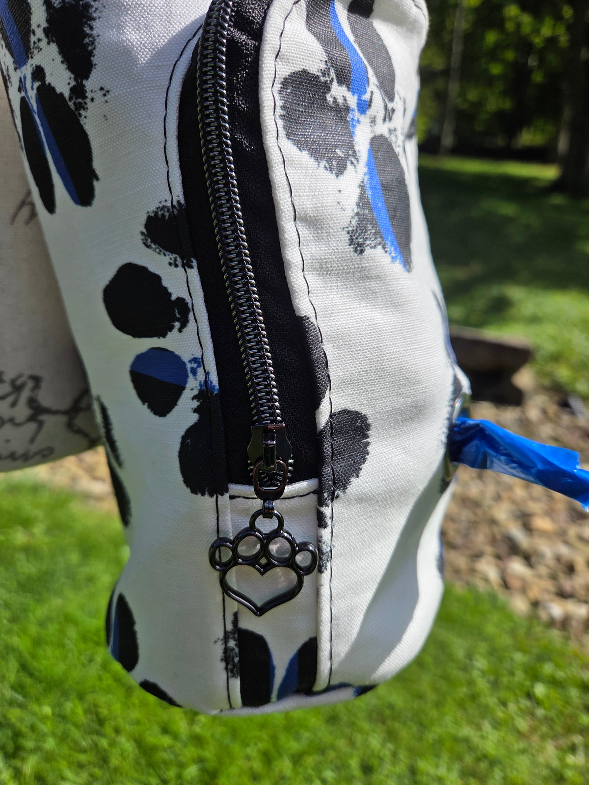 Thin Blue Line Paw Print H2O Sling