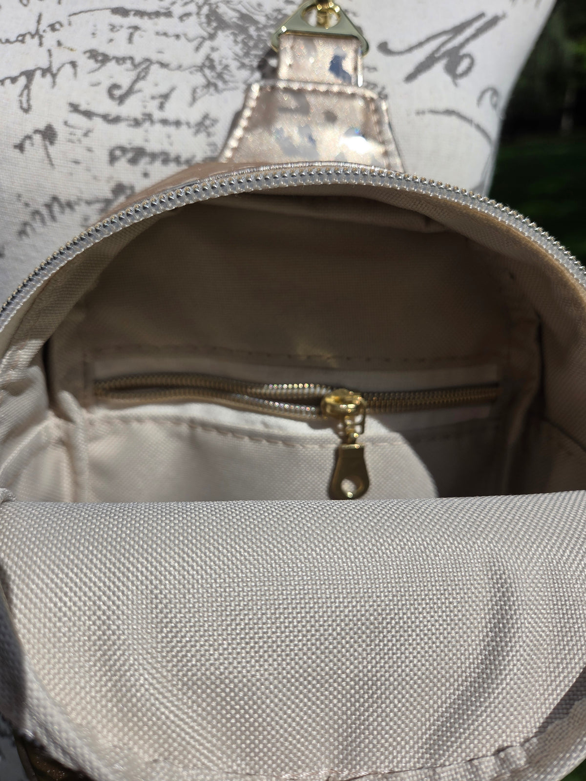 Gold Cheetah Mini Sling